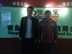 賀張成榮電烤雞架簽約 河南安陽新加盟店
